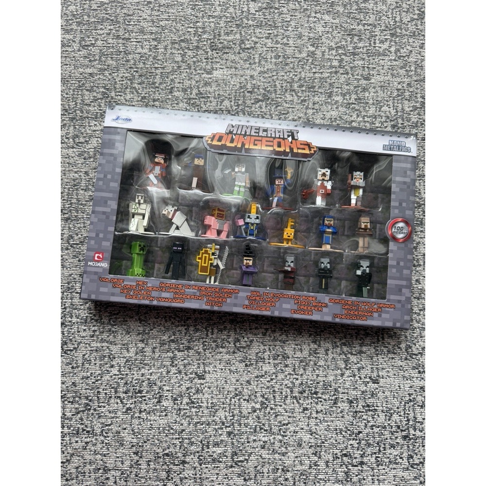 Jada Toys Minecraft Dungeons Nano‎ Metalfigs Set of 20 Die Cast Figures 2020 NIB